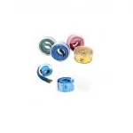 İşkur Machine 12 Pieces 1.5 Meter Colored Tape Measure In Transparent Box
