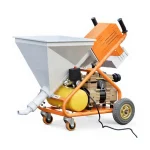 D Pluster Gypsum Plaster Mortar Spraying Machine