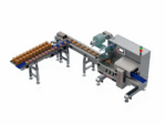 90 Degree Feeding System Full Automatic Flowpack Packaging Machines