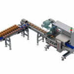 90 Degree Feeding System Full Automatic Flowpack Packaging Machines