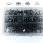 İşkur Machine 200 Piece Metal Nickel Stainless 15 Mm Snap Button And Nail Mold