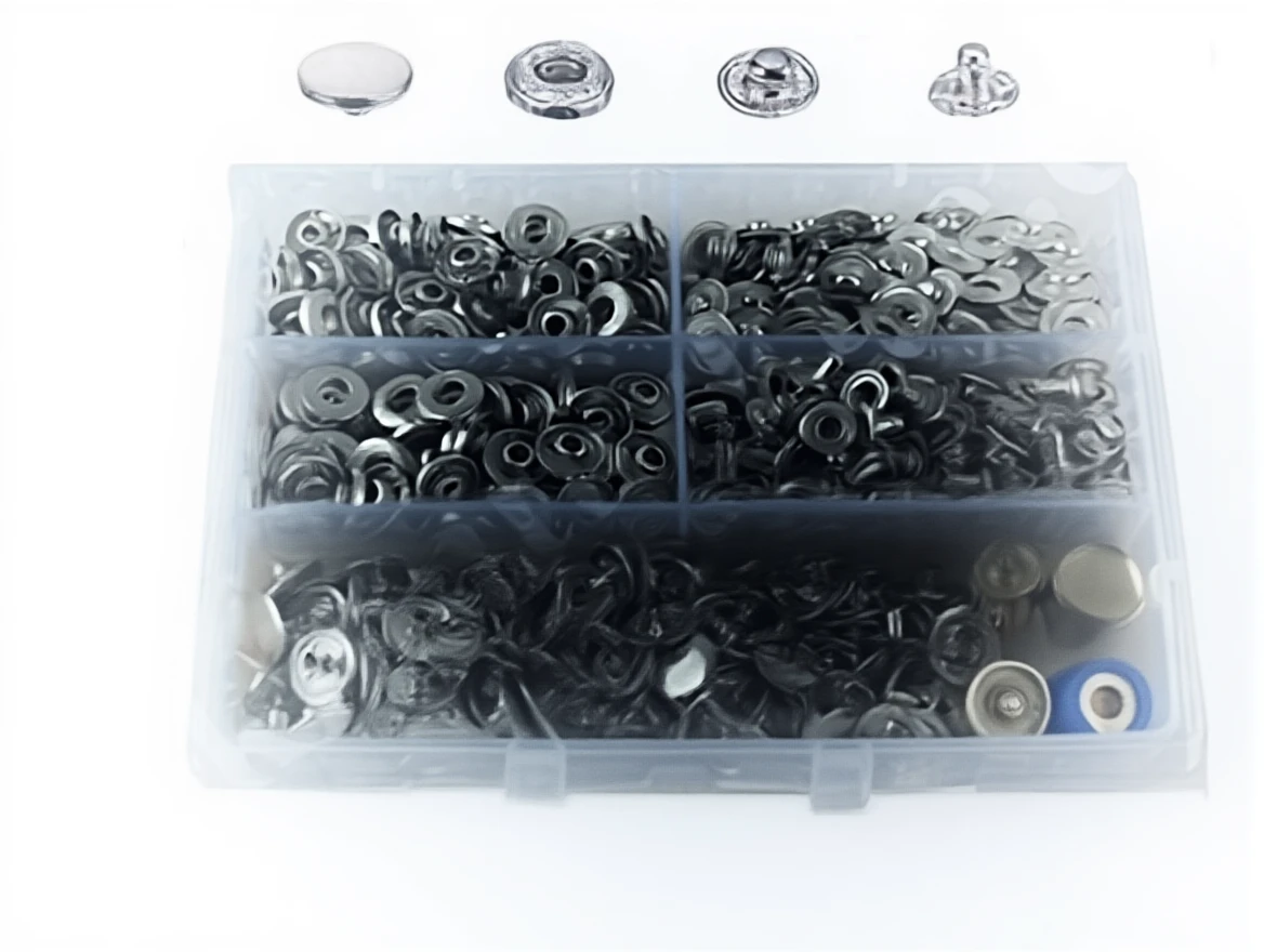 djgsd13gvsrmy0cvzkj8hhfr1w İşkur Machine 200 Piece Metal Nickel Stainless 15 Mm Snap Button And Nail Mold - Image 1