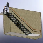 Stairlift Wheelchair Lift for Disabled with Stairs Climbing Chair