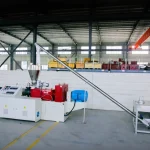 2X150 Mm High Performance Pvc Window Profile Extrusion Line