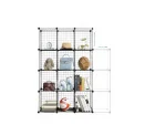12 Compartment Metal Wire Portable Modular Toy Cabinet Multi-Purpose Organizer Shelf - Image 8