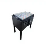 Cheering Black Design Foosball Table