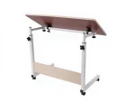 Portable Adjustable Height and Tilt Rolling Laptop Study Desk - Image 5