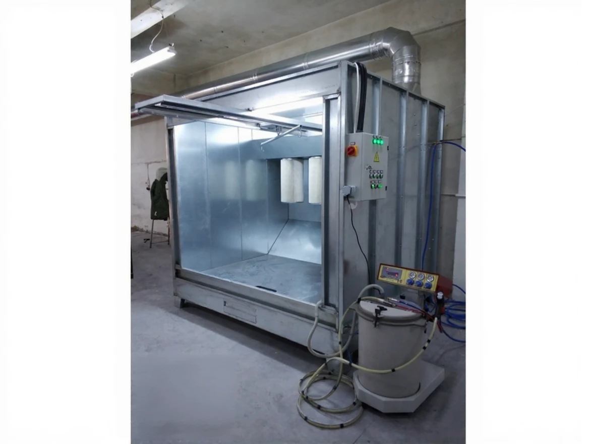 dnqmes9kh1rmy0cvdb8a1ap9n4 Manual Powder Coating Cabin 1500X1500x2250 Mm - Image 1