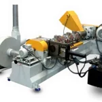 Ø145x95 Mm 130-170 Kg/H Plastic Recycling Conical Pellet Extruder