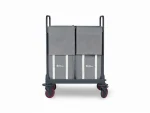 11.1 Kg 53X80x113 Cm Plastic Trolley - Image 2