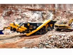 200-240 Ton/Hour Vibrating Screen Mobile Impact Crusher