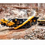 200-240 Ton/Hour Vibrating Screen Mobile Impact Crusher