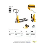 2000 Kg Scale Printer Manual Pallet Truck