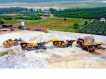 250-350 Ton/Hour Mobile Tracked Jaw+Impact Crusher and Vibrating Screen Combination Crusher