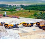 250-350 Ton/Hour Mobile Tracked Jaw+Impact Crusher and Vibrating Screen Combination Crusher