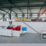 300 Mm High Performance Pvc Window Profile Extrusion Line