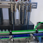 100-1000 Ml 6 Nozzles (800-2500 Pieces / Hour) With Stainless Automatic Liquid Filling Machine