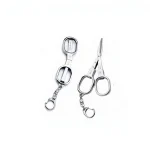 Karaca Machine Pın-5293 Multi-Purpose Folding Travel Scissors with Keyring