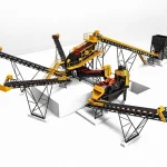 Fixed Screening and Washing Plant with a Capacity of 100-125 Tons/Hour