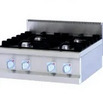 80X70 cm 4-Burner Gas Industrial Built-in Cooktop