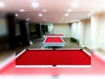 Red Cloth White American Pool Table - Lb-Kbam - Image 8