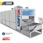 450-650 Kg / Hour Single Belt Nut Roasting Machine