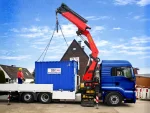 12900 Kg (23.1 Mt.) Vehicle-Mounted Folding Boom Mobile Crane