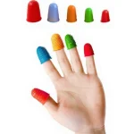 5 Finger Tailor Needle Guard - Heat Resistant Flexible Silicone Finger Guard