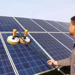 Motorized Solar Panel Cleaning Brush
