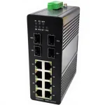 Longline Indutrial Switch L2 Rail Mount Smart Management Gigabit Ethernet Switch