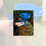 2.30 kg Handheld Granular Fertilizer Grass Seed and Salt Spreader Machine