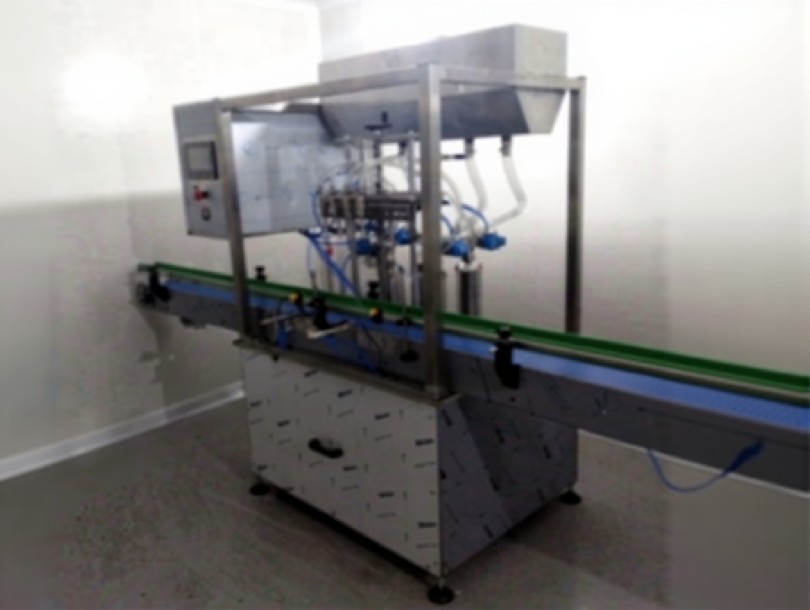 f1fzgy890nrm80ctns0axddxg0 50-500 Ml 4 Nozzles (800-2500 Pieces / Hour) Automatic Liquid Filling Machine - Image 1