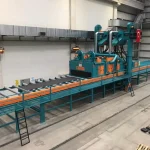 12 Türbinli 3100mm*800mm Yatay Kontinü Kumlama Makinası