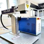 30 Watt Mavi Portatif Fiber Lazer Markalama Makinesi