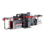 Linear Continuous Conveyor Automatic Shot Blasting Machine