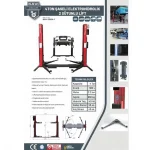 Electrohydraulic 2 Post Car Lift with Chassis