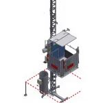 500 Kg Vertical Screw Platform