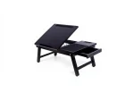 Adjustable Tilt Foldable Wooden Portable Tablet Laptop Table