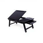 Adjustable Tilt Foldable Wooden Portable Tablet Laptop Table