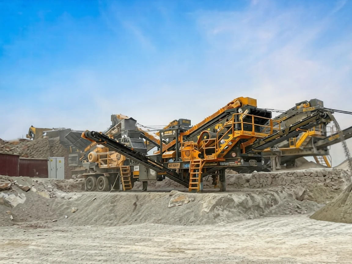 fa837s4qgdrmt0cwak19mts8t4 Mobile Crushing and Screening Plant with Tertiary Crusher (Sand Machine) - Image 1