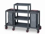 Plastic Cleaning Material Cart (53x184x136 cm)