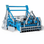 7500 M2 / Hour Tractor Rear Beach Cleaning Machine