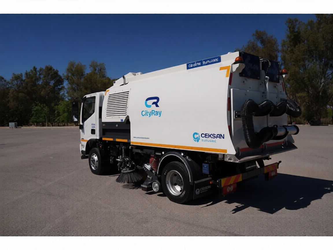 fn55hm9hxhrmy0cw88ct776db4 4 m³ Vehicle Mounted Vacuum Road Sweeping Machine - Image 1