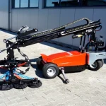 820 Kg Lifting Capacity Wheeled Glass Transport Robot