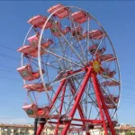 Rotating Ferris Wheel for 48 Persons with 12 Cabins