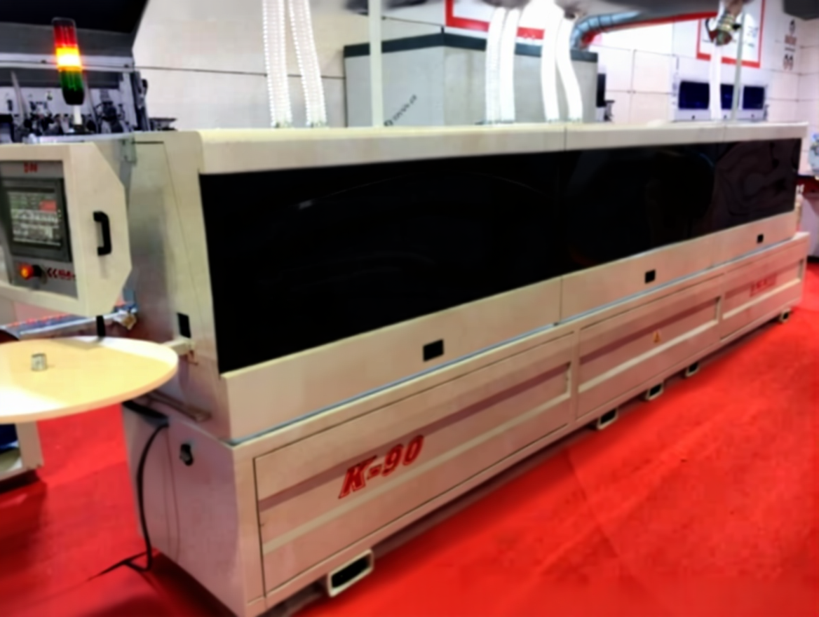 fsaj42n23hrm80ctr38br01byg Klk 90 Front Milling End Cutting 8 Unit PVC Edge Banding Machine - Image 1