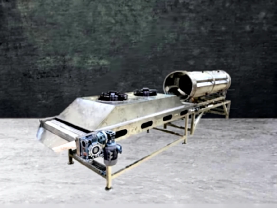 ftyp4kpr8srma0cv12esgfs3mw Cooling Tunnel Food Coating Drum - Image 1