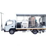 2X650 Litre Airless Cold Paint Road Line Truck