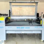 80x100 cm Double Head Co2 Laser Cutting Machine
