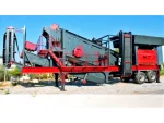 YM1240 (100-200 T/H) Mobile Washing Screening Plant